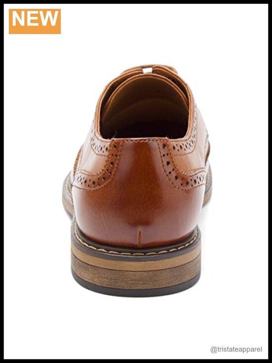 Men\'s Wingtip Lace-Up Dress Oxford Shoes Classic Formal Brogues main image 5
